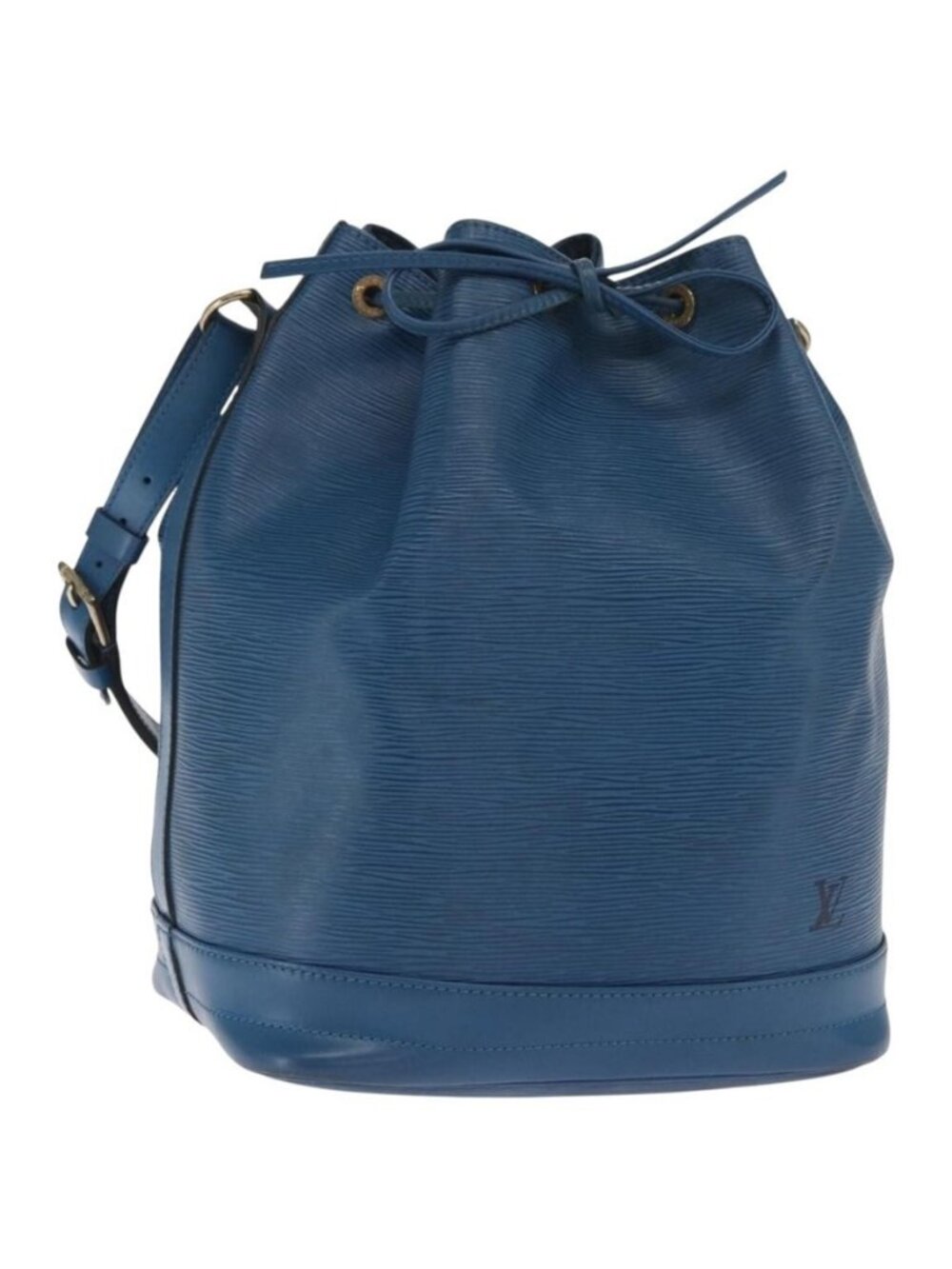 Authentic LOUIS VUITTON Epi Noe Shoulder Bag Toledo Blue M44005 LV